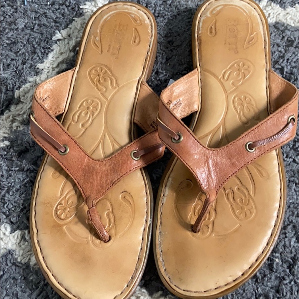 Born leather sandals